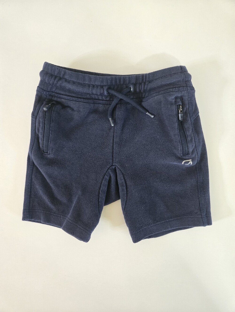 GapFit Kids Navy Blue Active Sweat Shorts Size 3Y Zip Pockets